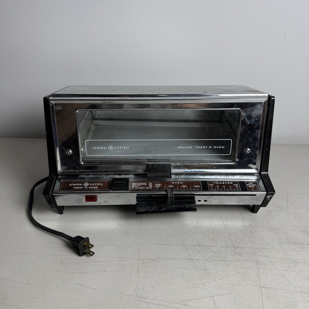 Vintage GE Deluxe Toast-R-Oven Toaster Oven TESTED Works READ